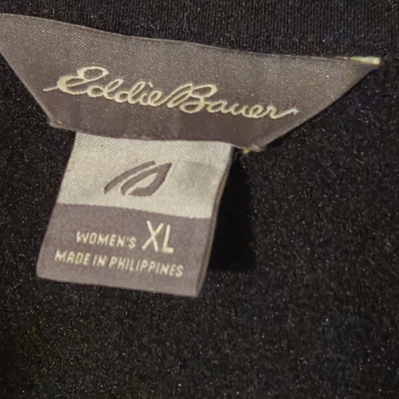 Eddie Bauer Women's Black/White Vest, Sz XL - Picture 7 of 8